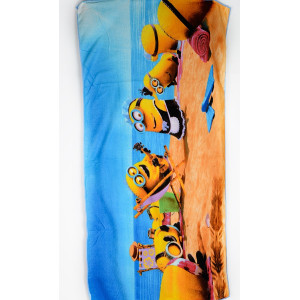 Красива кърпа за плаж Миньоните Красива кърпа за плаж Миньоните